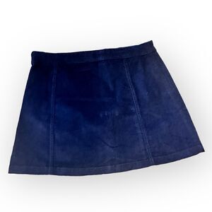 J. Crew Crewcuts Navy Corduroy Skirt Size 16 NWT